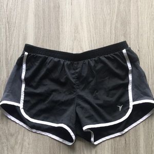 Black workout shorts